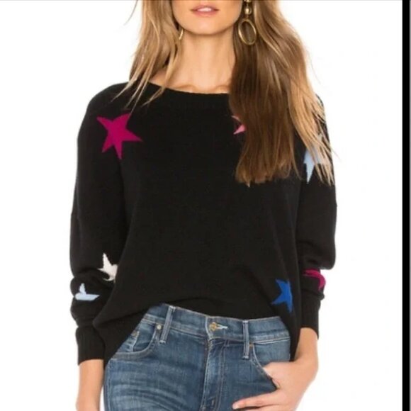 Rails pesly star cashmere and  wool knit sweater - Picture 2 of 6